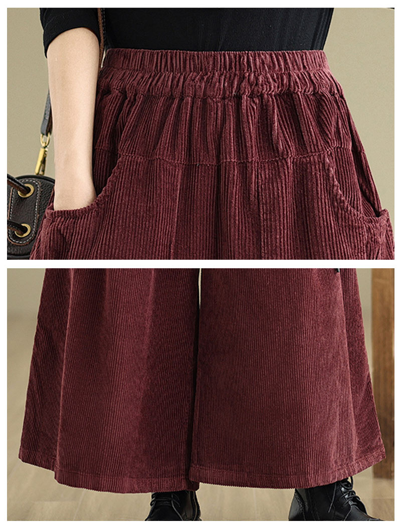 ワイン色のガウチョパンツ コーデュロイ他5点おまとめ ごーさま専用