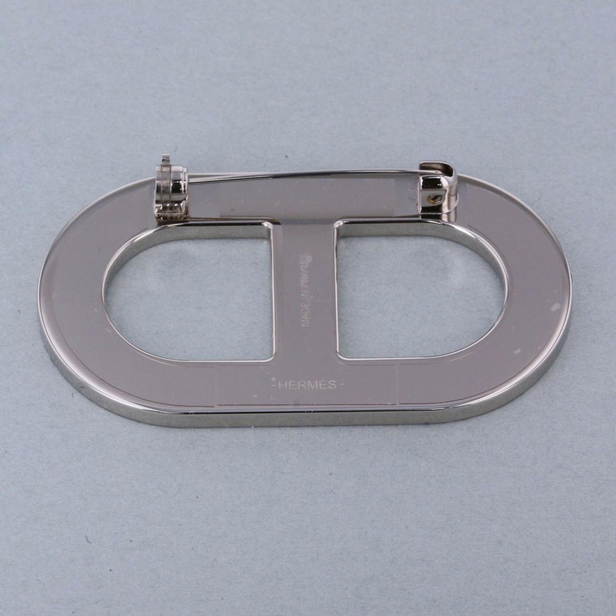 楽天市場】【美品】 HERMES エルメス シェーヌダンクル ブローチ