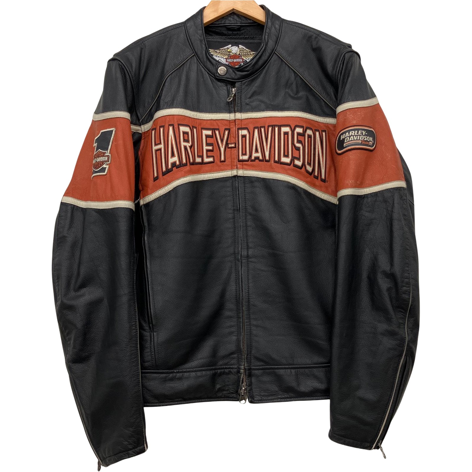 楽天市場】harley davidson シングルライダースジャケットの通販