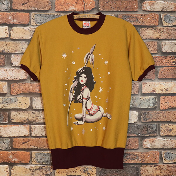 ロッキンジェリービーン POP-DELIC GIRL バニーガール Tシャツ 緑