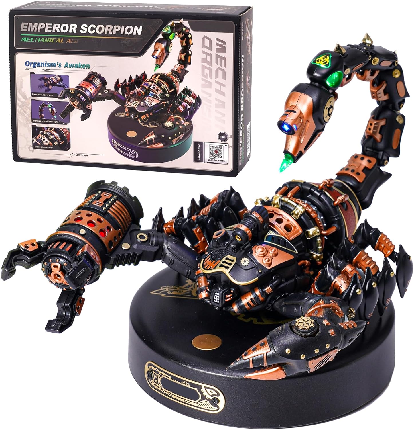 未開封DIY 3D金属パズル 拼酷 メタル模型 キット アクリルケース付 未