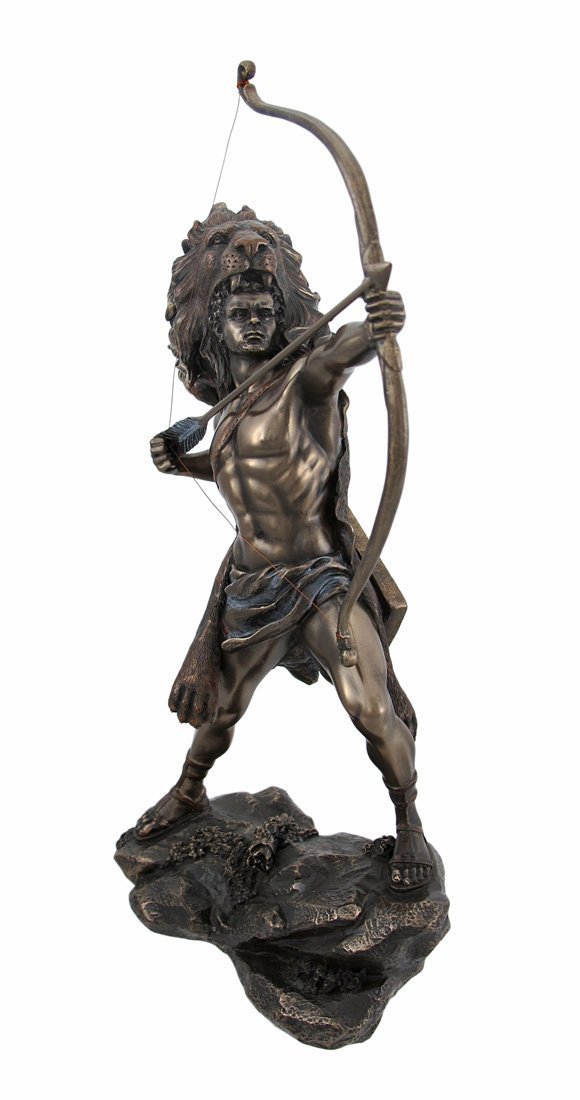 楽天市場】西洋彫刻 古代ギリシャ神！矢を射るヘラクレス彫像 ギリシャ