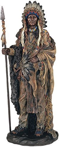 楽天市場】ネイティブ・アメリカンの戦士 インディアンの酋長 彫刻