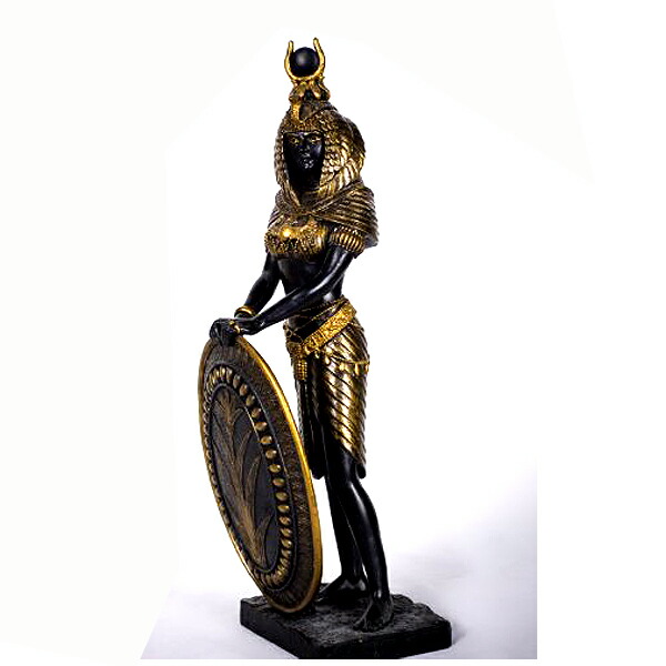 楽天市場】即納！古代エジプト 盾を持ったイシス神（ブラック