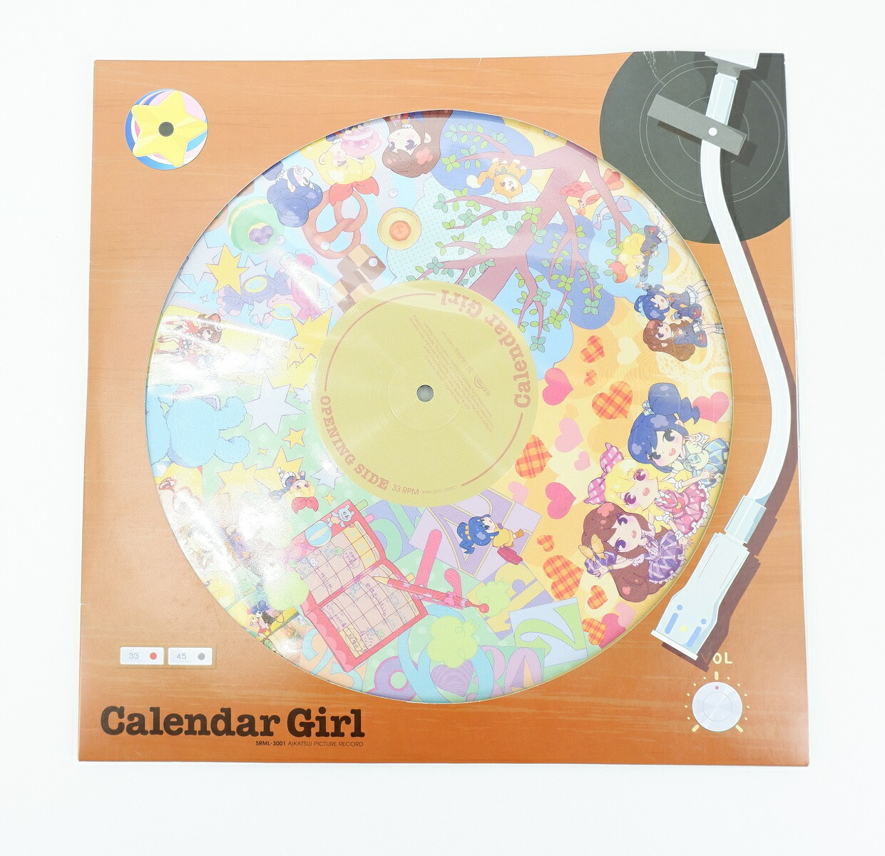 アイカツ! カレンダーガール レコード アイカツ！史上初のアナログ盤