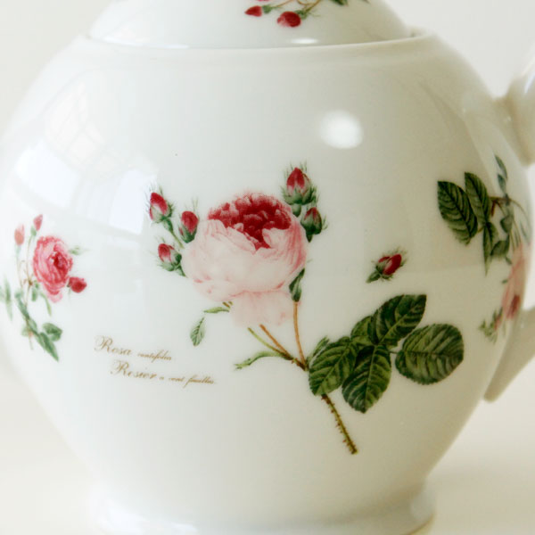 CAMILLE】ティーサービス 5点 トレー ティーポット 薔薇のレリーフ