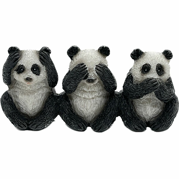 楽天市場】ミニ樹脂パンダ｜フィギュア,人形,panda,ぱんだ,グッズ,置物