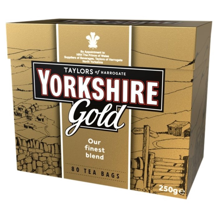 楽天市場】[80袋入り 4箱セット] TAYLORS of Harrogate YORKSHIRE gold
