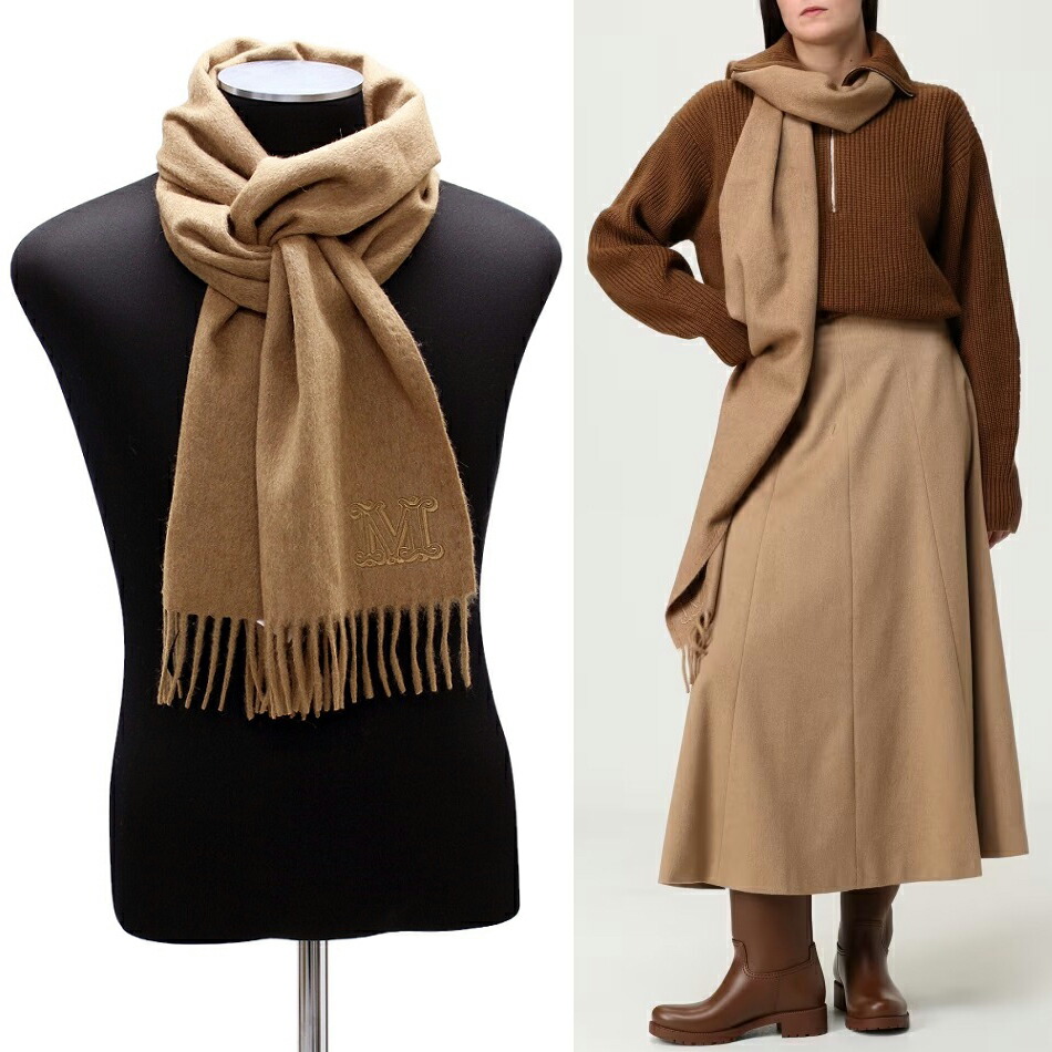 楽天市場】キャメル（ブランドマックスマーラ）（マフラー・スカーフ