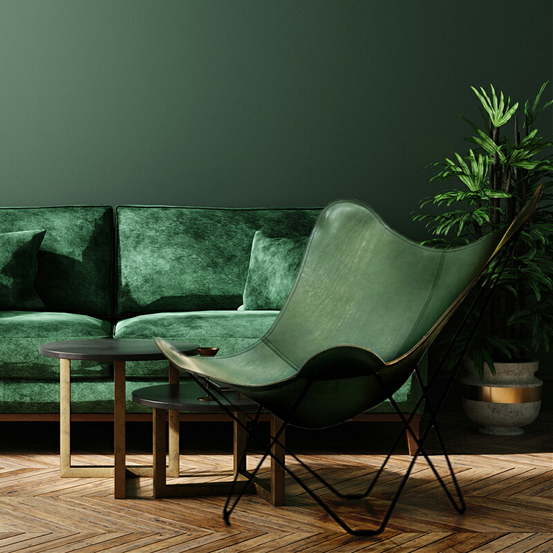 楽天市場】《レビュー特典あり》バタフライチェア bkfチェア cuero BKF