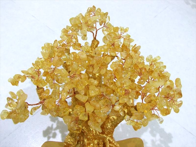 楽天市場】○元宝タイプ(大)【招財樹 シトリン 金のなる木】縦約30cm