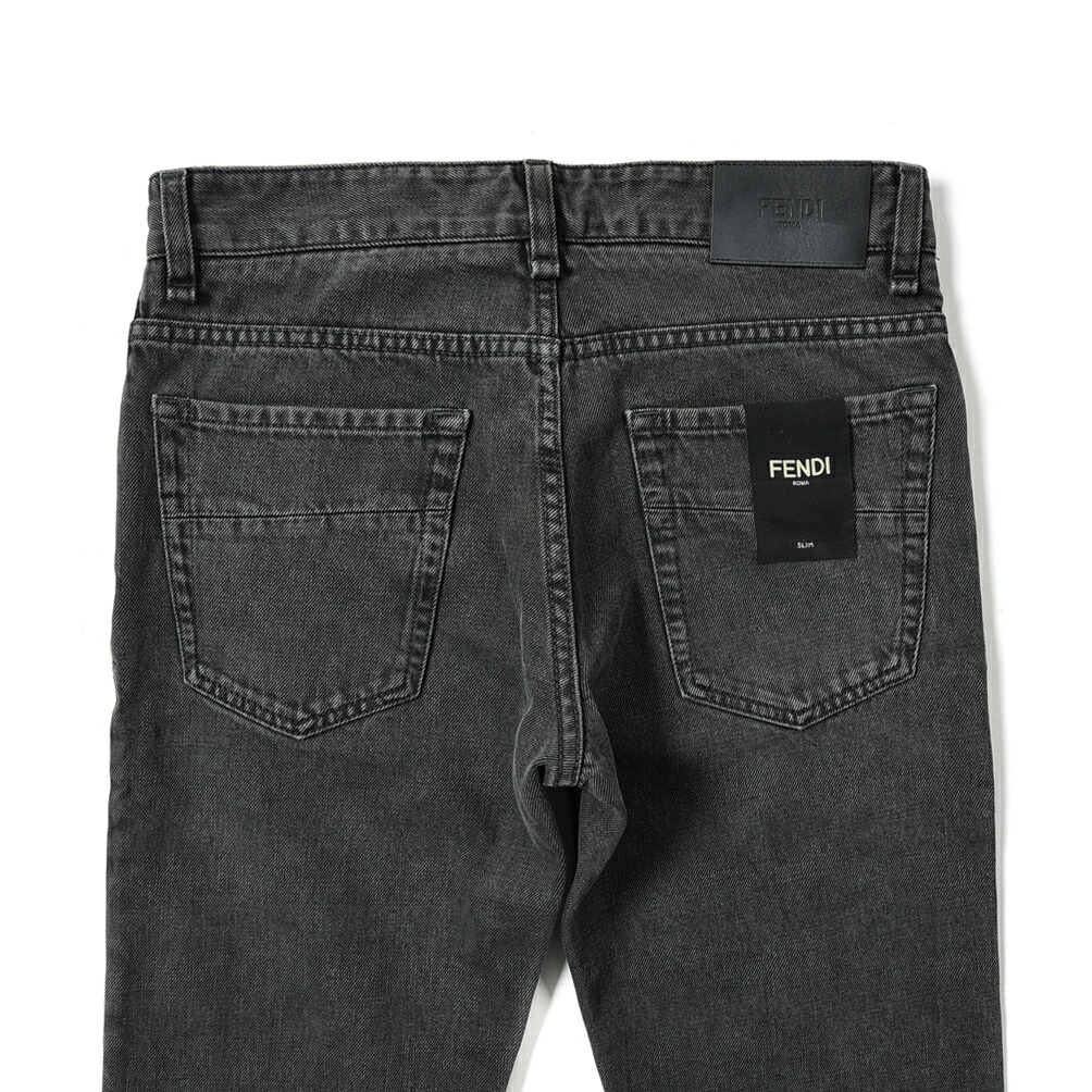 楽天市場】フェンディ FENDI ブラック デニム ジーンズ パンツ メンズ