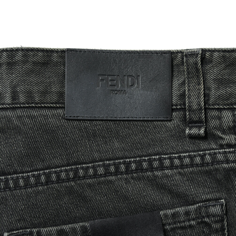 楽天市場】フェンディ FENDI ブラック デニム ジーンズ パンツ メンズ