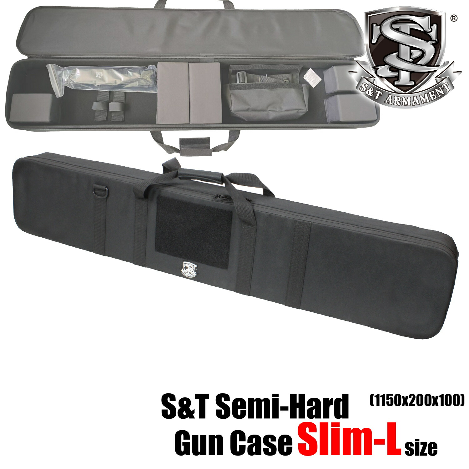 サバゲーセット(VSR-10+MP5A5+ダブルガンケース+腰袋+ゴーグル+玉