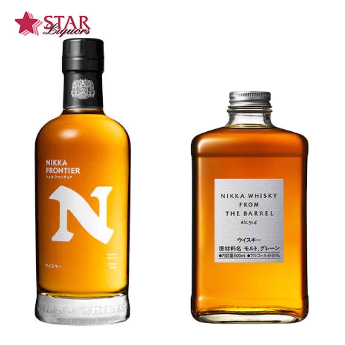 楽天市場】ウィスキー 2本セットフロム ザ バレル51.4 500mlニッカ