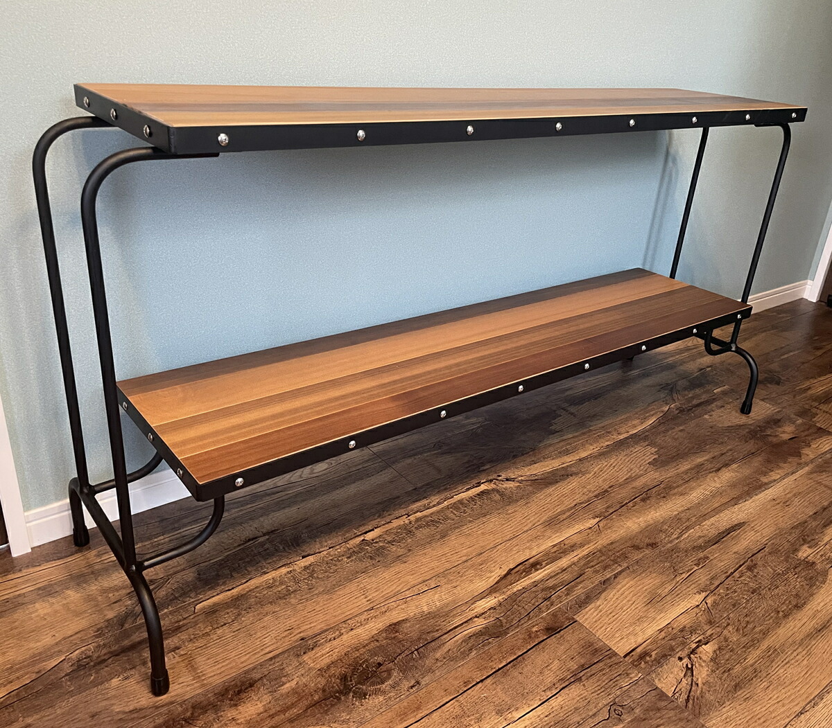 テレビボード 下棚付き ベンチ 飾り棚 テレビ台 スクエア ベンチ 幅104