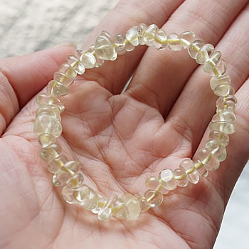 楽天市場】リビアングラスAAA タンブル ブレスレット リビアングラス