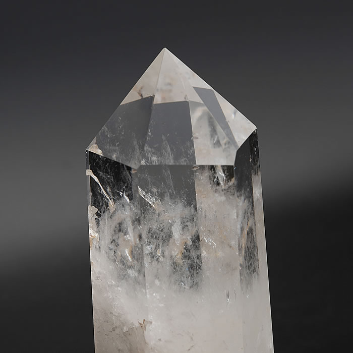 楽天市場】【一点物】天然水晶 特大ポイント ブラジル産 ポイント 原石