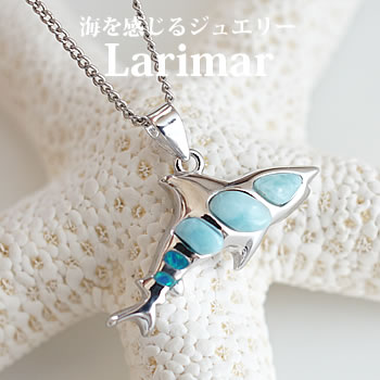 楽天市場】[海を感じるアクセサリー♪] ラリマーAAA＆シンセティック