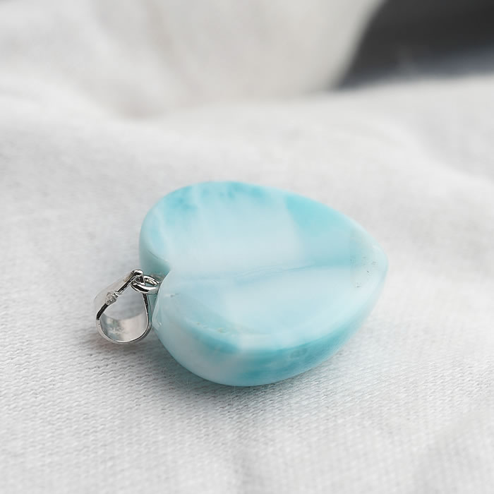 楽天市場】【一点物】【高品質】ラリマーAAA ハート ペンダントトップ