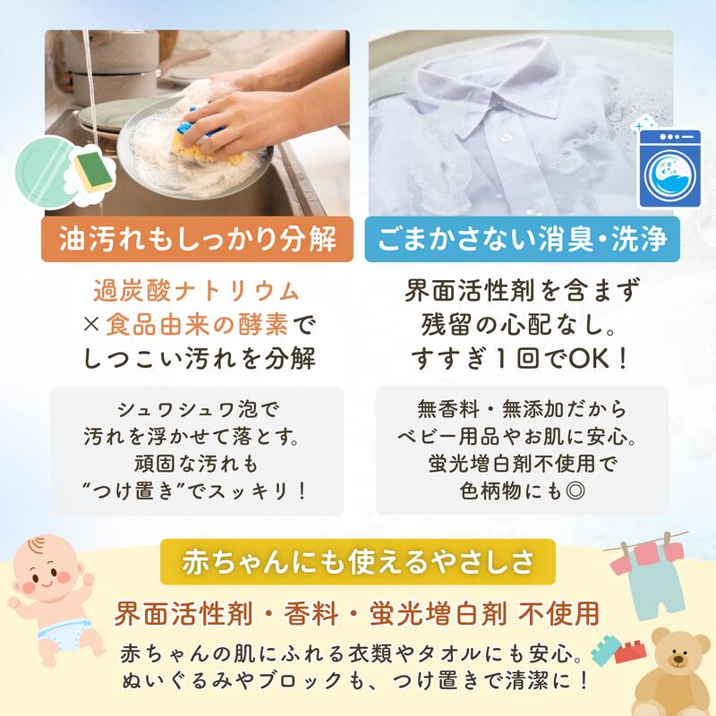 楽天市場】洗剤 ママこれいいね 1kg (1000g) 無添加【界面活性剤ゼロ