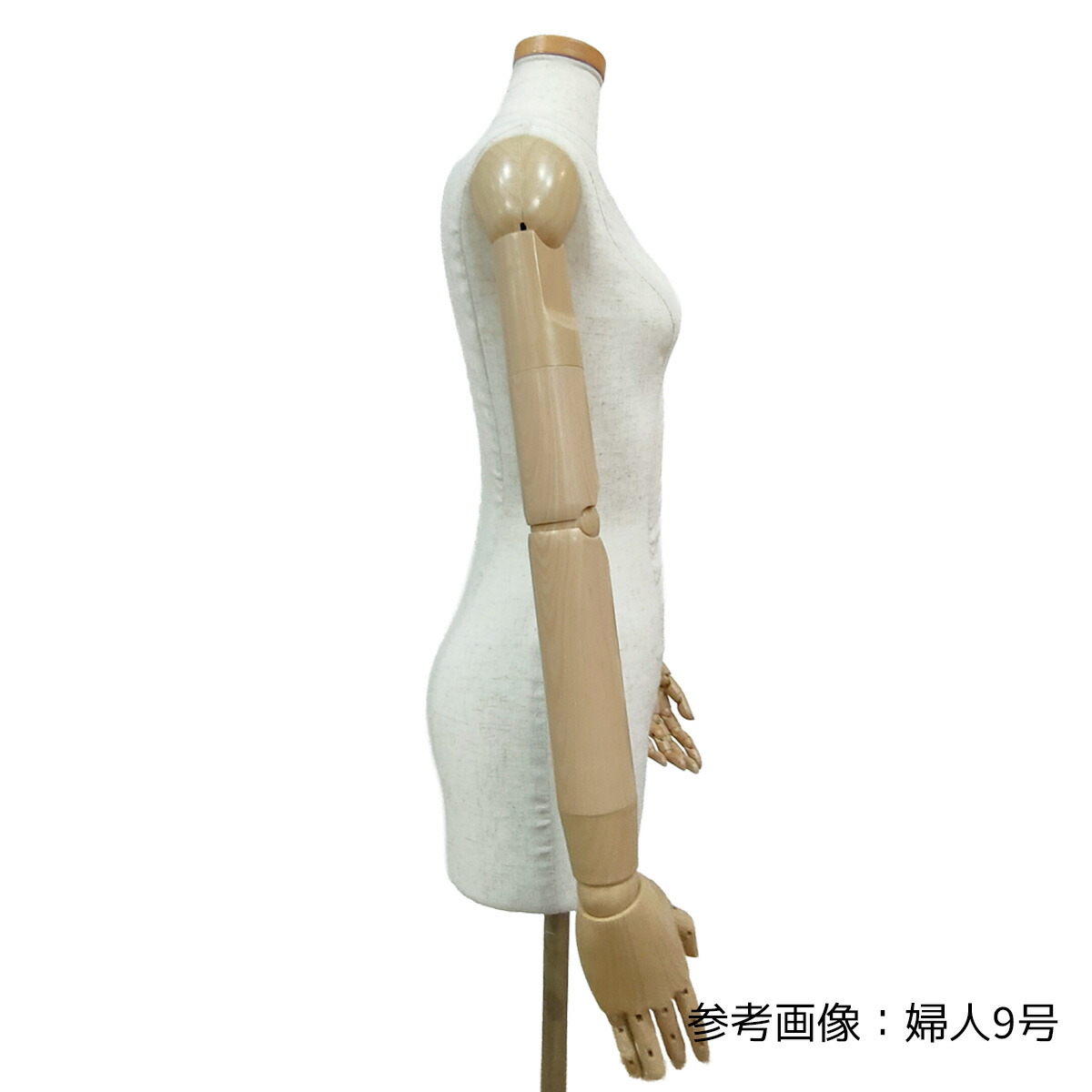 楽天市場】【業務用】婦人腕付き芯地張トルソー 9号 スチールベース 1