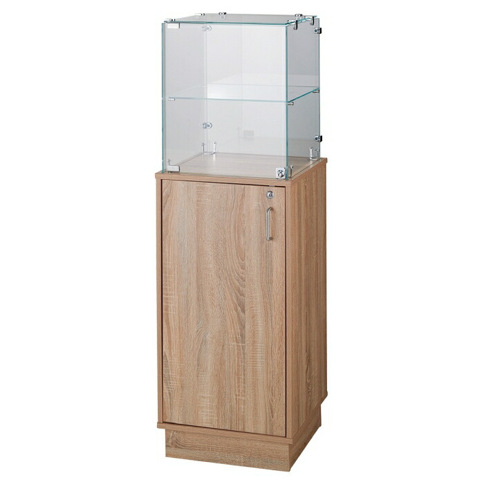 g311 古い木製 ガラスケース 2段 卓上 ショーケース 展示ケース 店舗