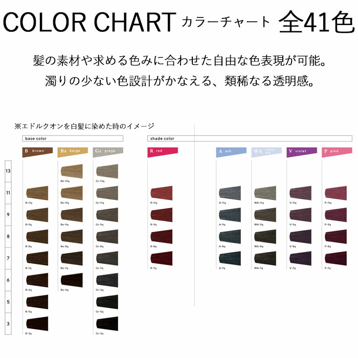 楽天市場】edolqon エドルクオン グレイカラー P ピンク 120g 白髪染め