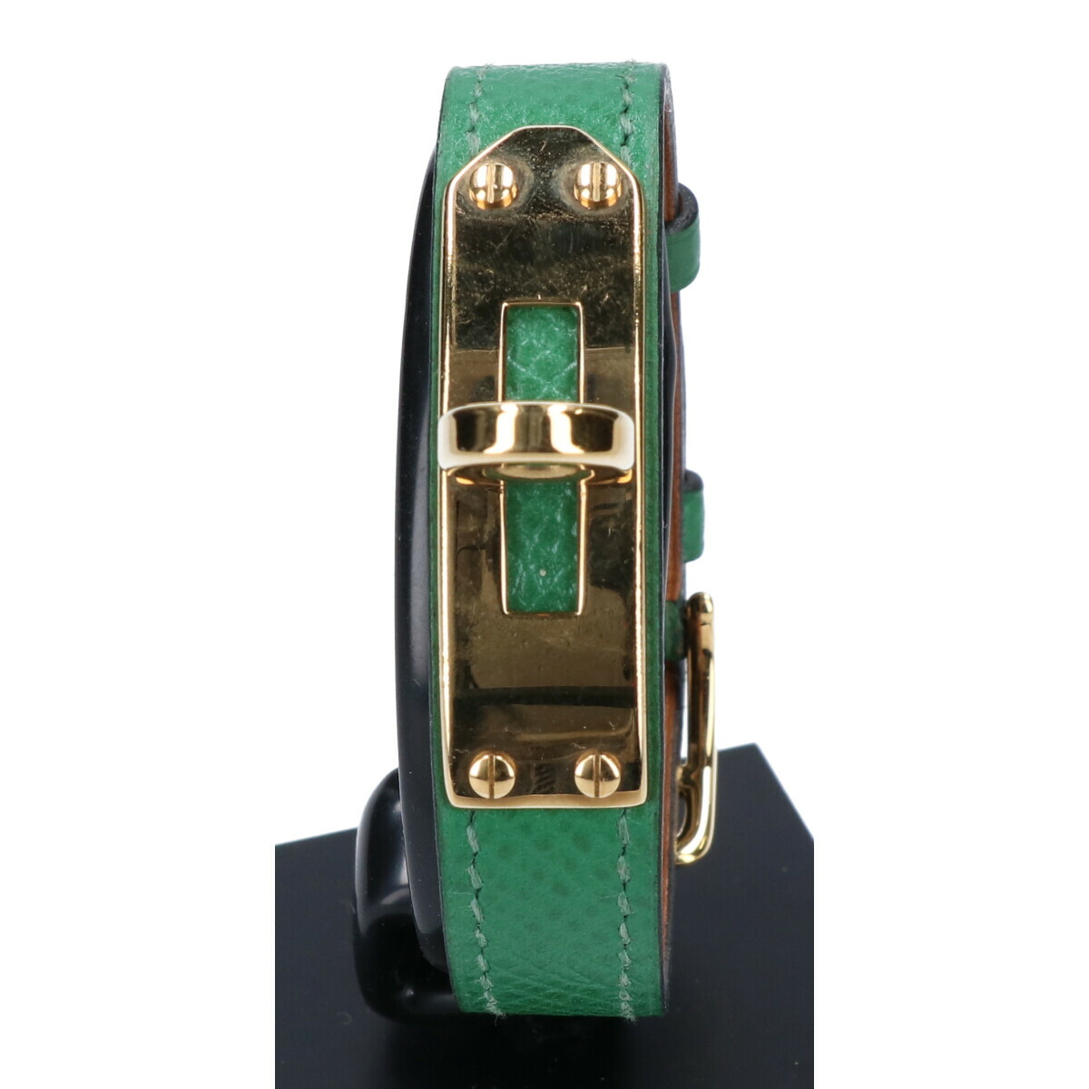☆HERMES エルメス ケリーウォッチ 時計ベルトのみ レザー グリーン