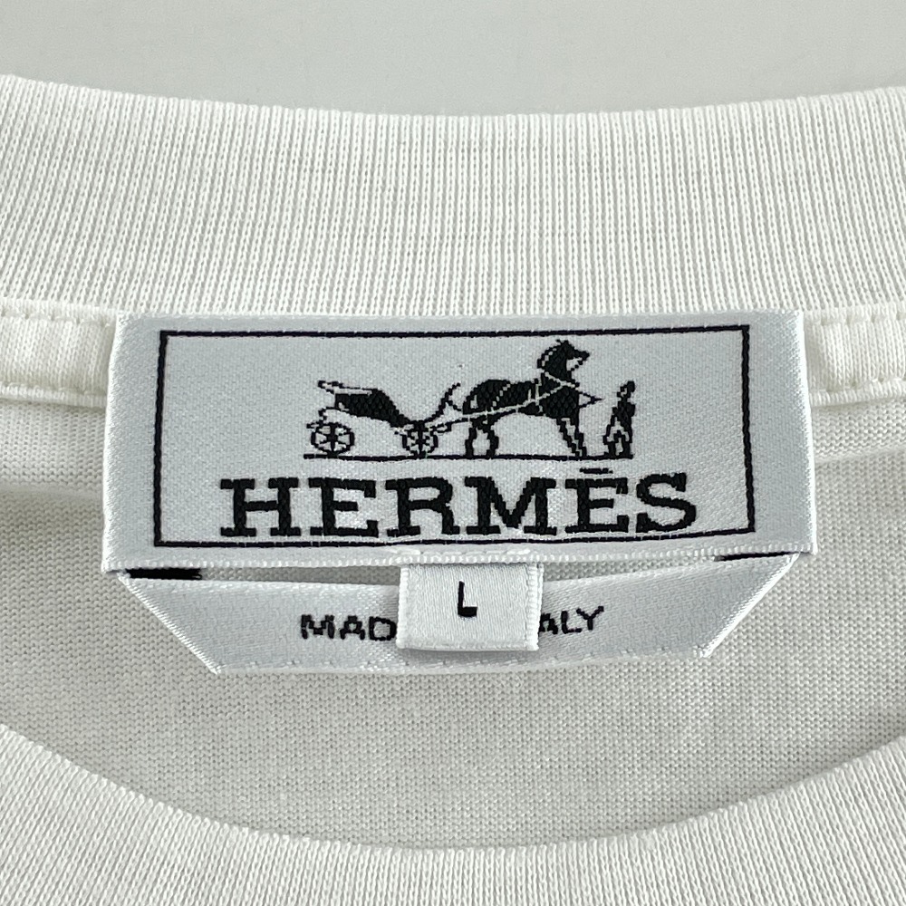 楽天市場】HERMES エルメス ﾎﾜｲﾄ ｼｭｳﾞｫｰ ｱﾝ ｼﾒﾄﾘｰ 3D Tｼｬﾂ トップス L