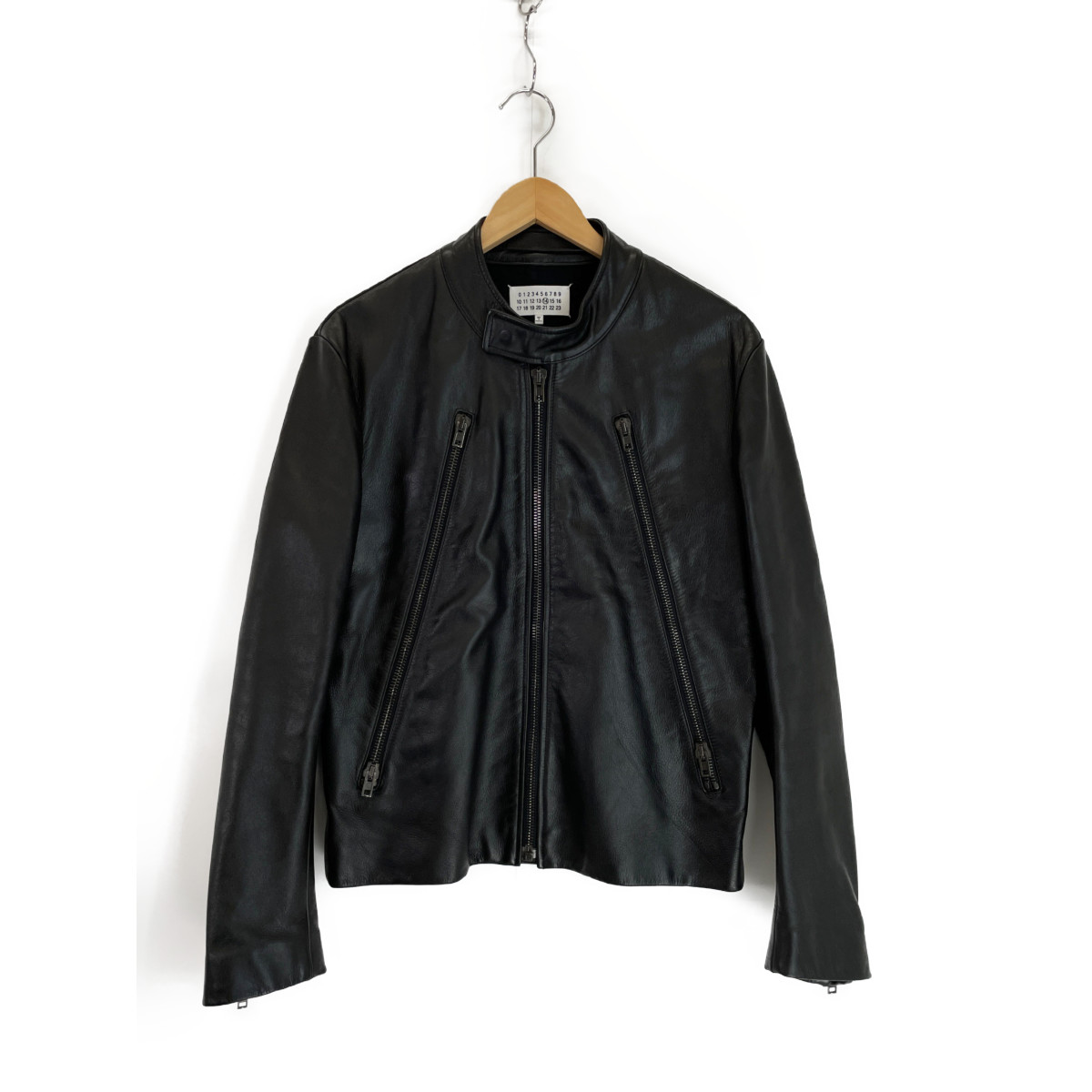 メゾンマルジェラ ハの字ライダース 18ss 5-ZIP JACKET 44 メゾン