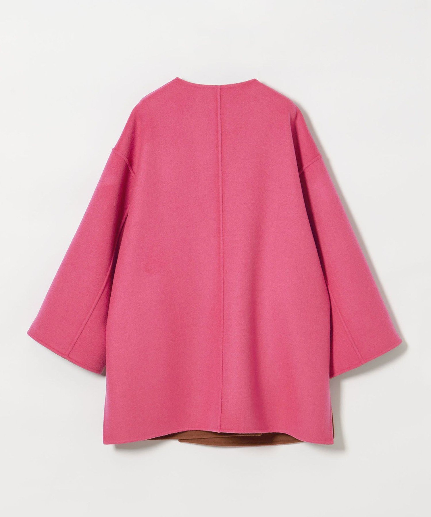 UNITED ARROWS｜バイカラー リバー ミドルコート | Rakuten Fashion