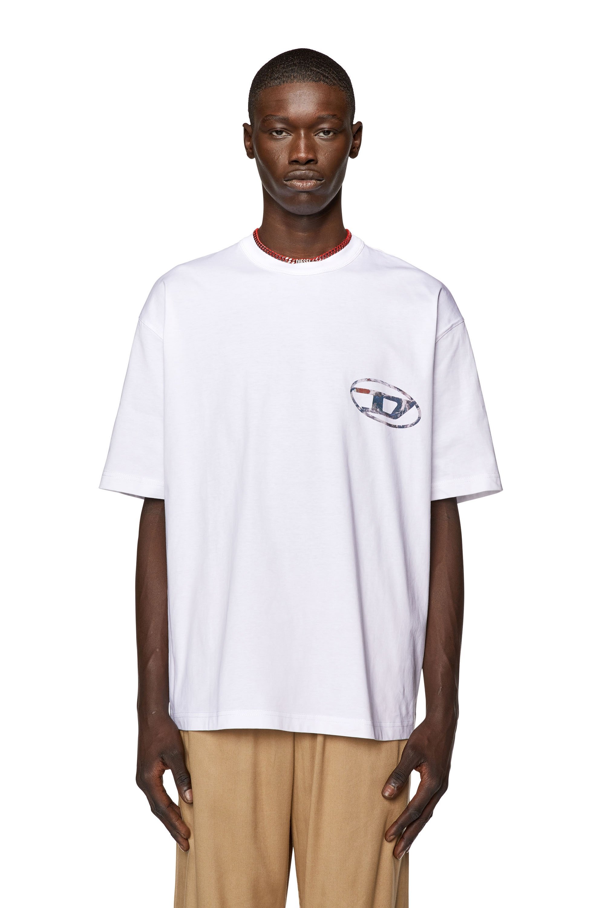 DIESEL｜メンズ Tシャツ ロゴ オーバルD | Rakuten Fashion(楽天