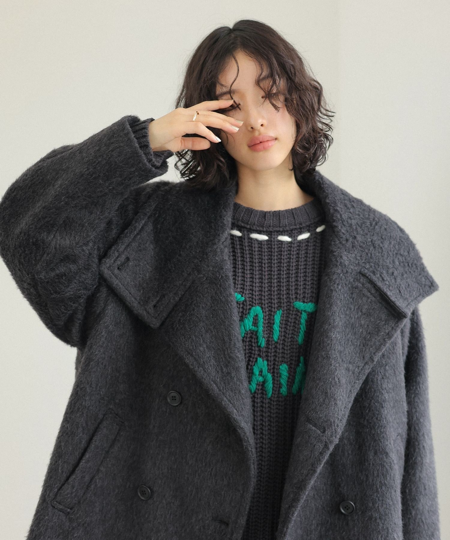 LEPSIM♡シャギー2WAYミドルコート 【公式通販】