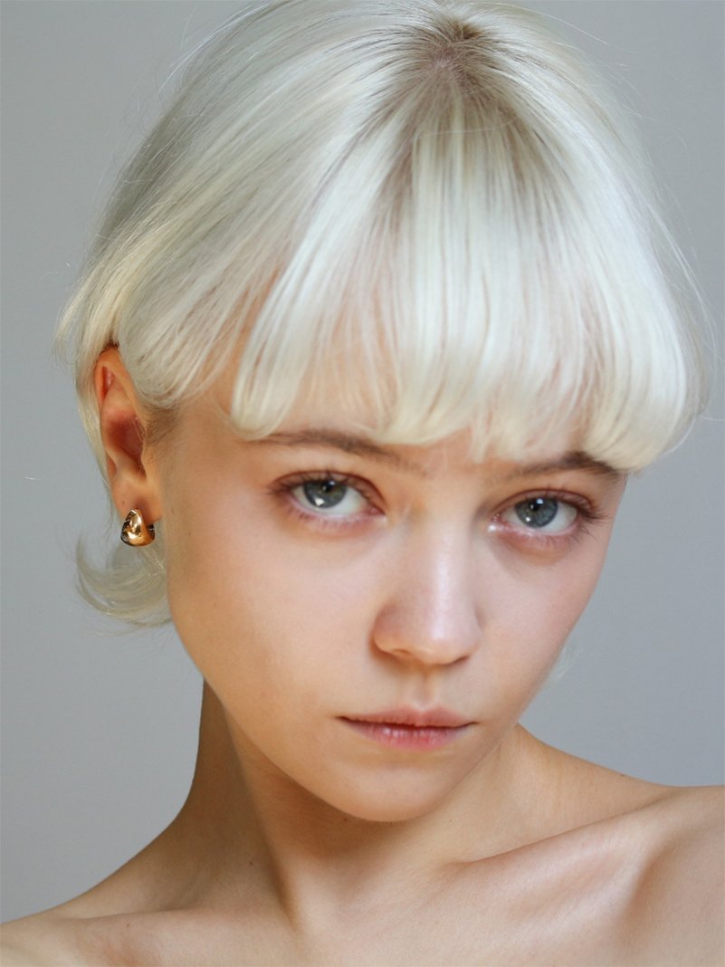 cui-cui｜ゴールド 月甲 ピアス | K10YG | Rakuten Fashion(楽天