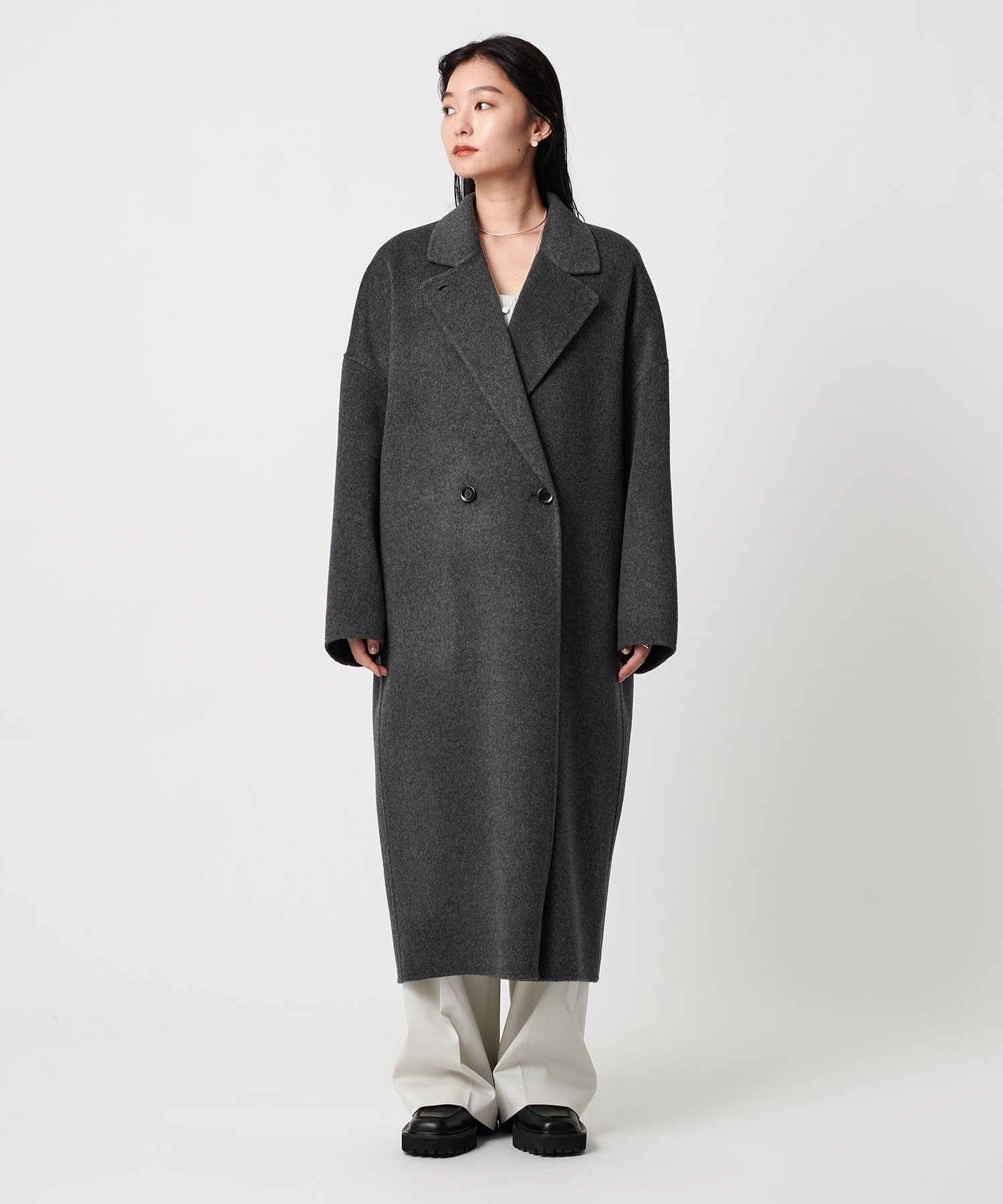 ＜MARW UNITED ARROWS＞リバー ロングコート MARW UNITED ARROWS（マルゥ ユナイテッドアローズ）の「＜MARW UNITED