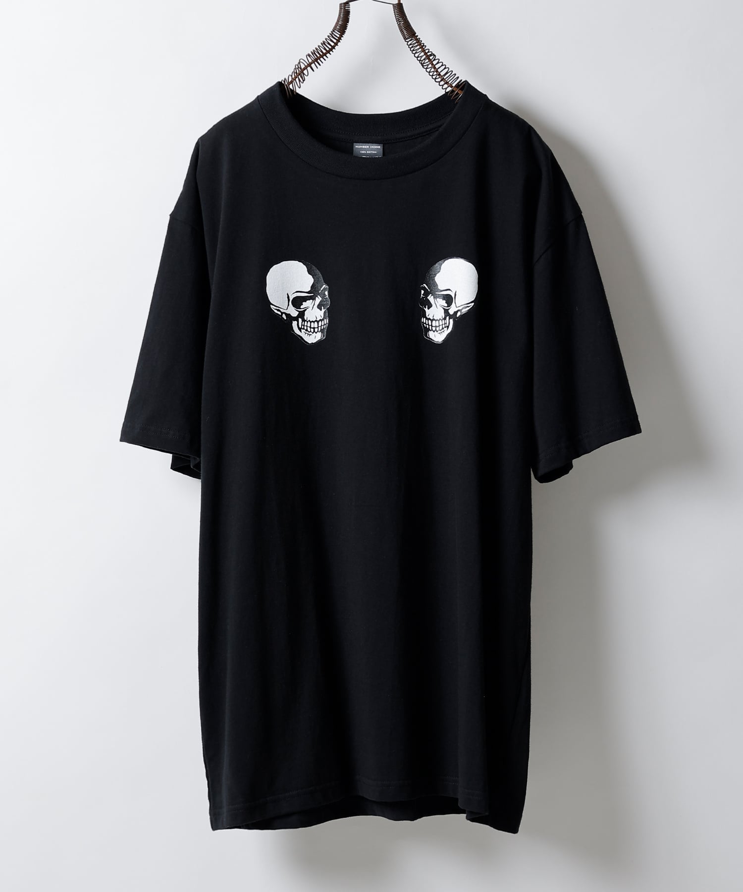 ナンバーナイン NOIR期 クローバー カラス Tシャツ【サイズ3