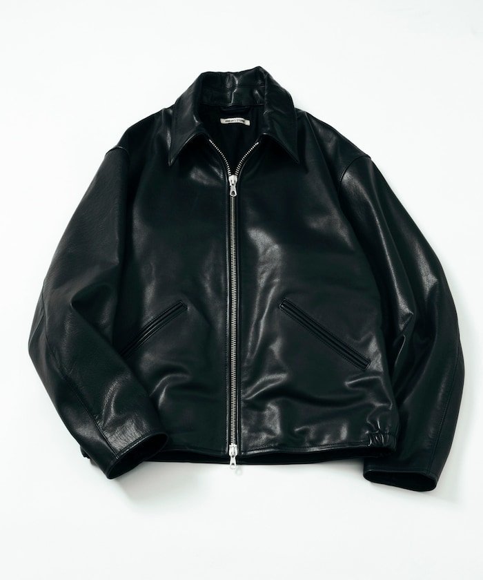 FREAK'S STORE｜Calf Leather ミニマル シングル ライダースジャケット