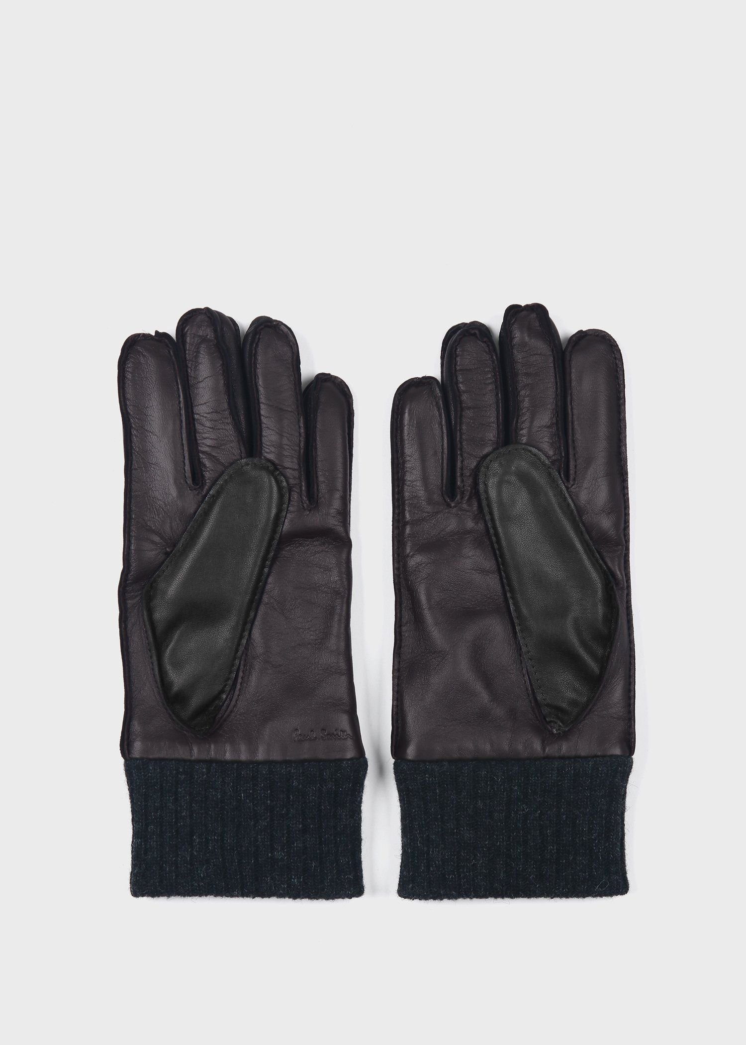 Paul Smith｜ニットカフス レザー グローブ | Rakuten Fashion(楽天