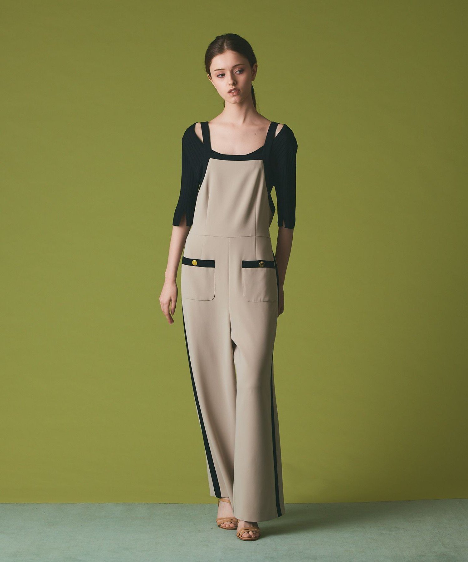 GRACE CONTINENTAL｜トリアセバイカラーサロペット | Rakuten Fashion