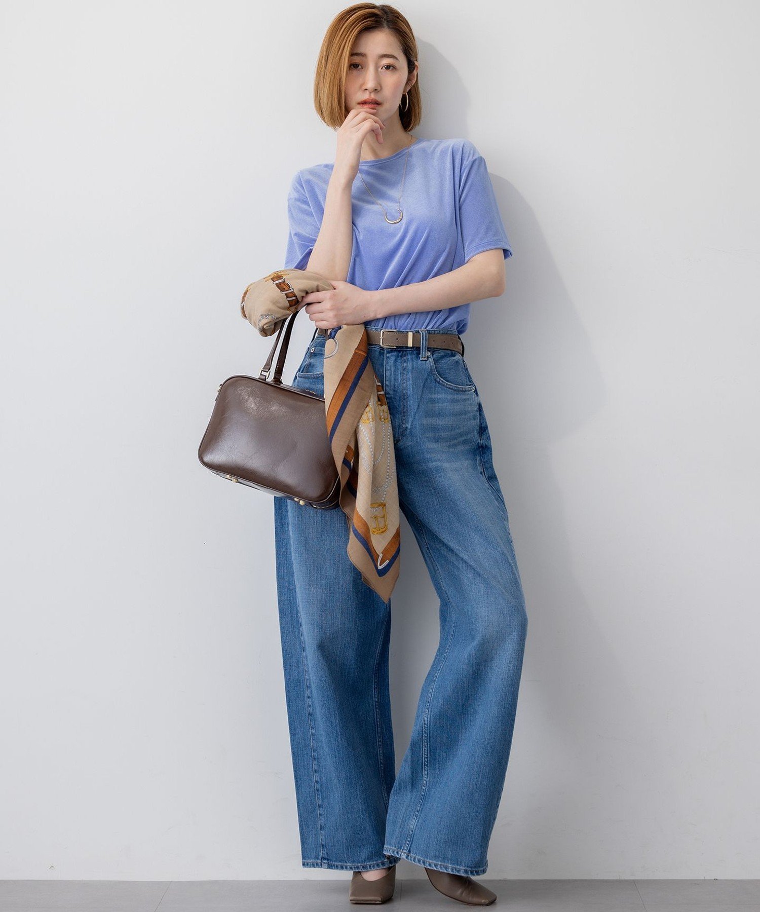 23区｜【好評につき追加/Oggi・LEE掲載】ウール カシミヤ ストール