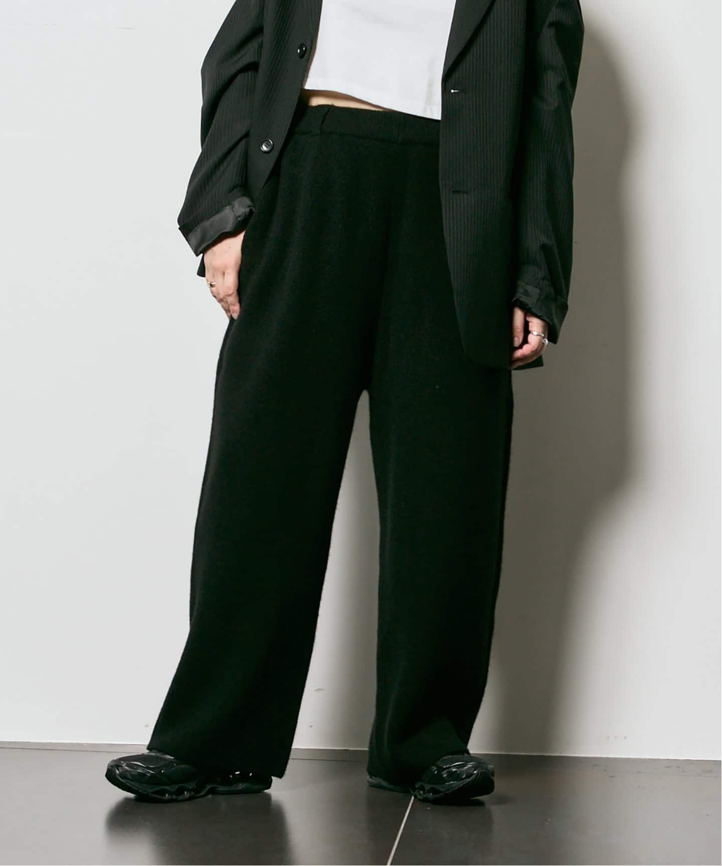 CITYSHOP｜SEEALL KNIT BUGGY PANTS SAU51/KJ687S:ニットパンツ