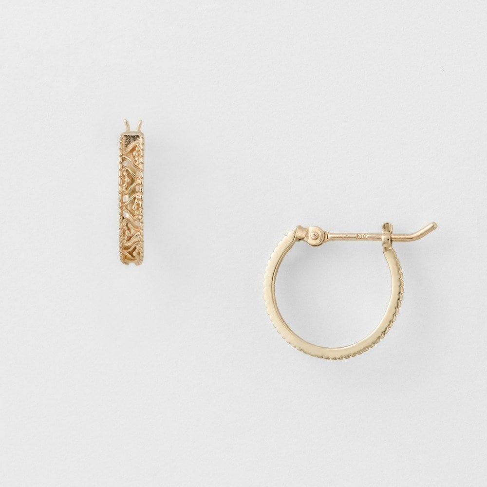 agete｜K10フープピアス | Rakuten Fashion(楽天ファッション／旧楽天