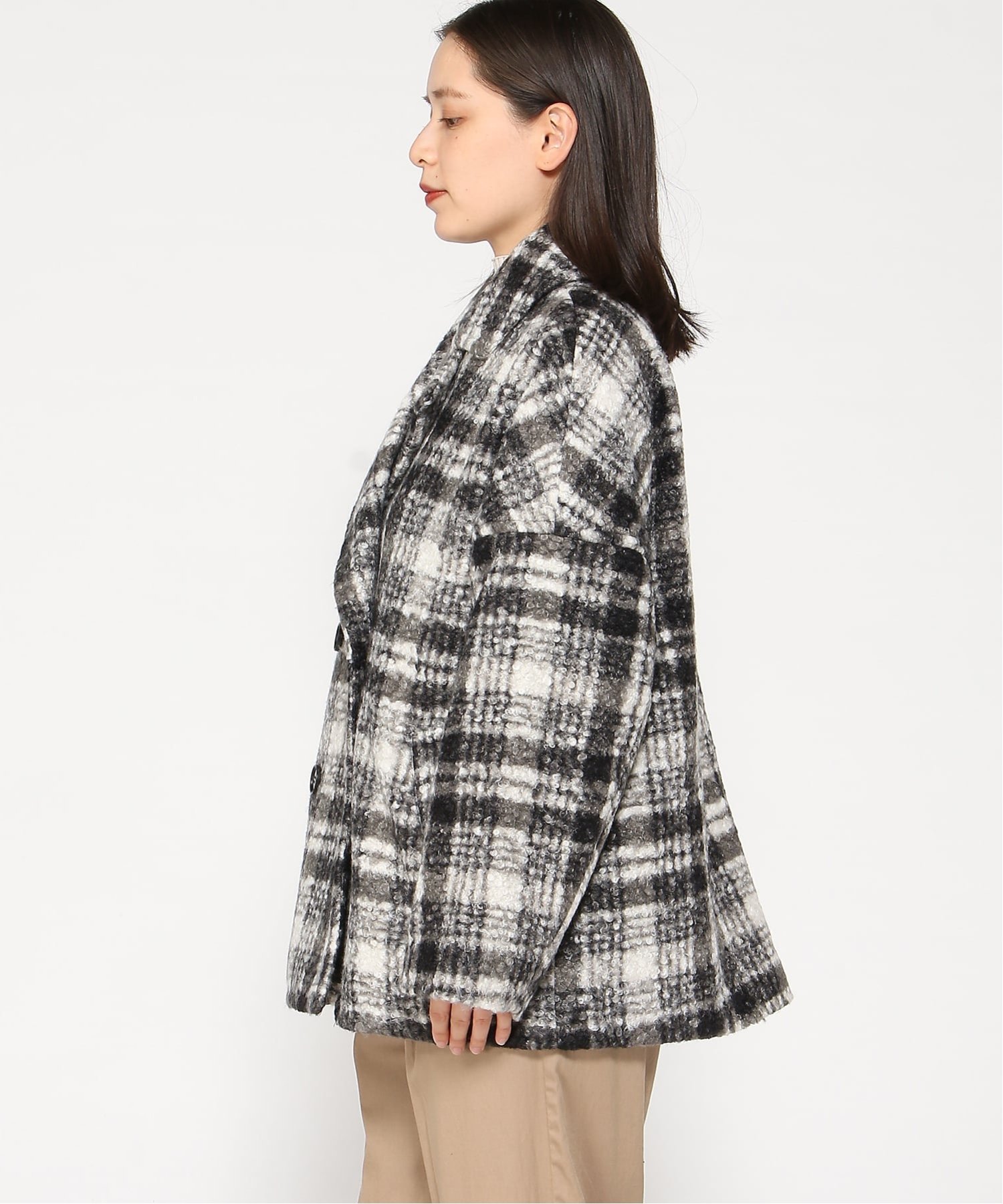 Gready Brilliant｜Gready Brilliant/(W)ブークレチェックコート