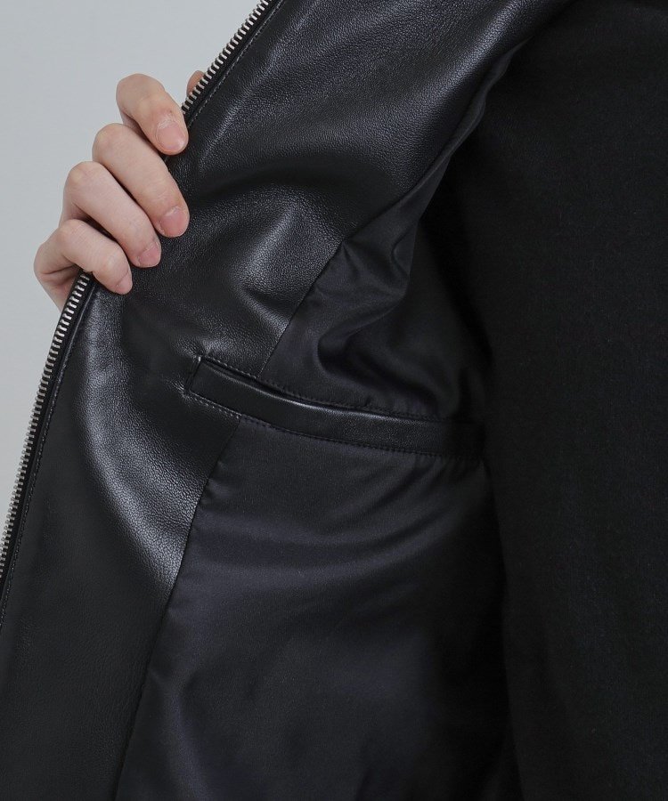 tk.TAKEO KIKUCHI｜【本革】ラムレザーシングルライダース | Rakuten