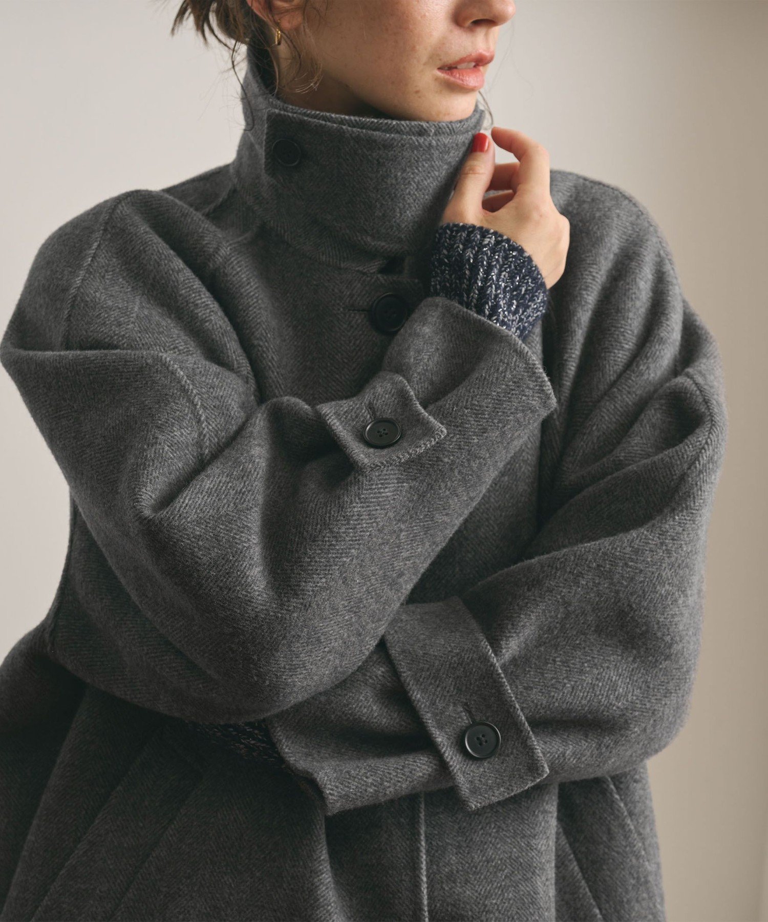 BEAUTY&YOUTH UNITED ARROWS｜リバー ステンカラー ロングコート