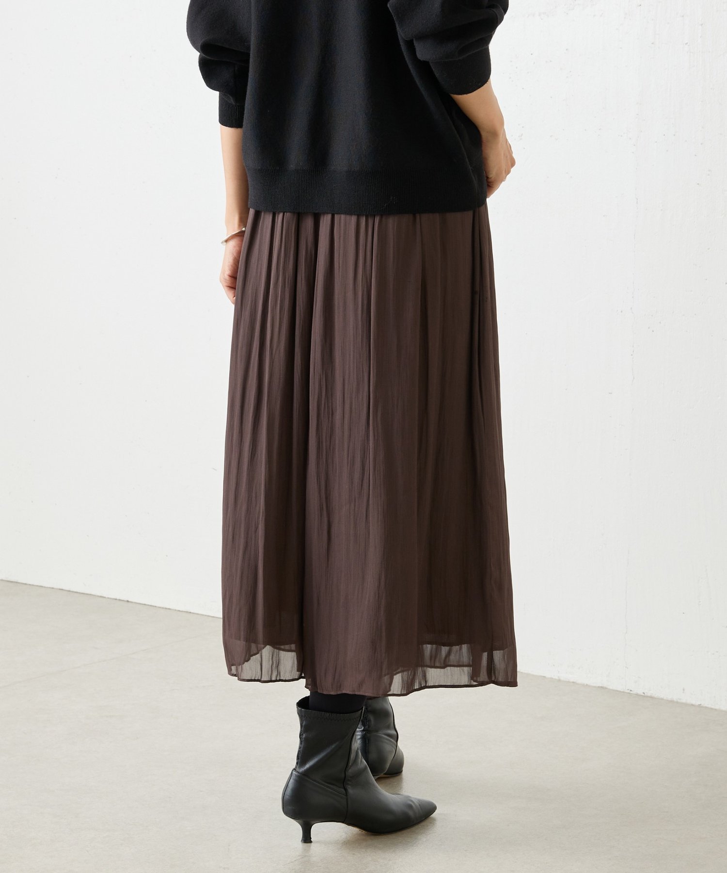 BEARDSLEY｜NEWシワシフォンギャザーパンツ | Rakuten Fashion(楽天