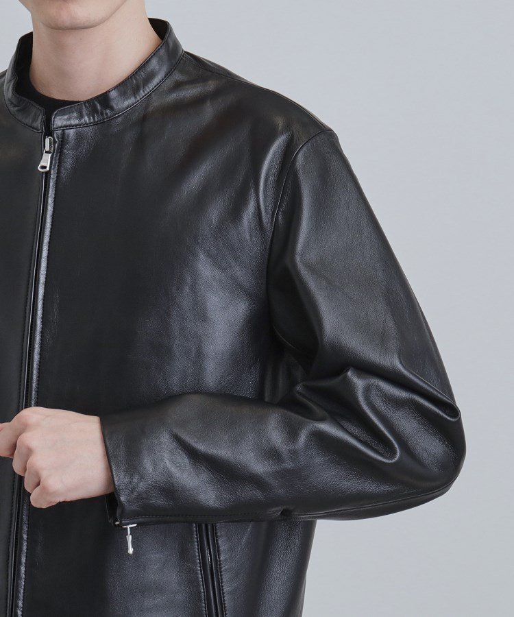 tk.TAKEO KIKUCHI｜【本革】ラムレザーシングルライダース | Rakuten