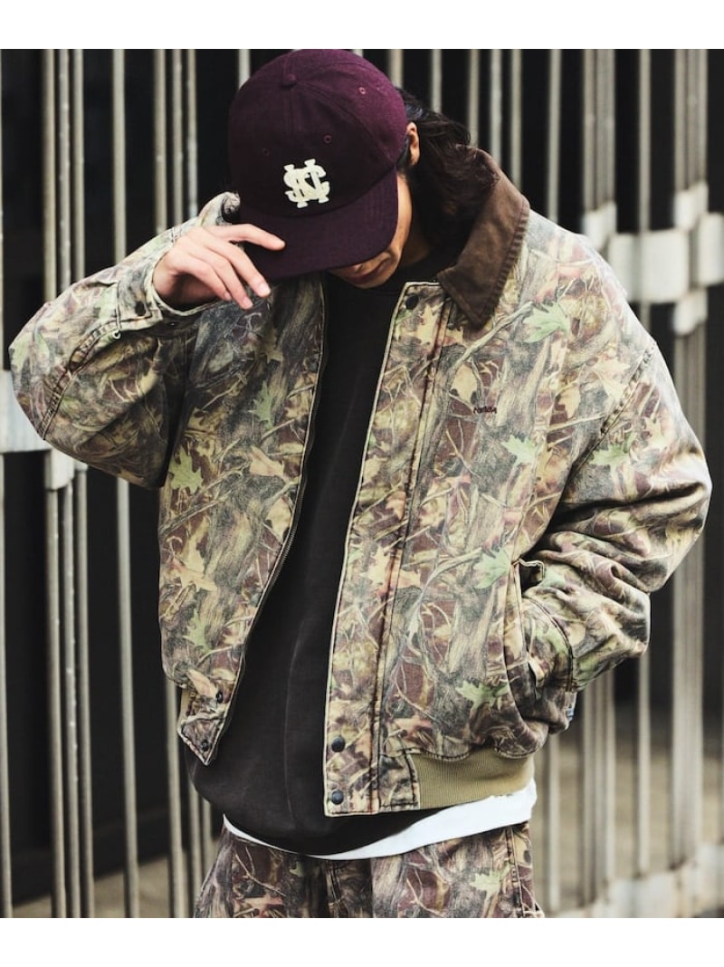 楽天市場】【SALE／55%OFF】NAUTICA カモ柄ボンバージャケット ダック