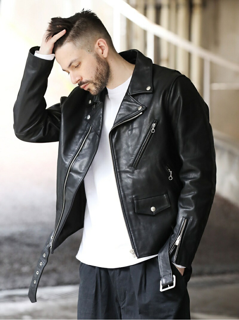 JACK ROSE ライダースジャケットダブルレザージャケット